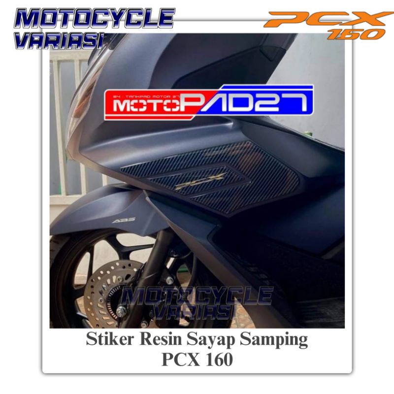 Stiker PCX 160 Stiker Sayap PCX 160 Stiker Body Samping PCX 160 Resin Premium