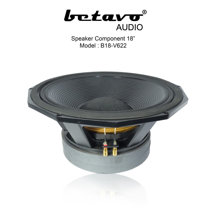 SPEAKER KOMPONEN BETAVO B18-V622 18 INCH PROFESSIONAL AUDIO