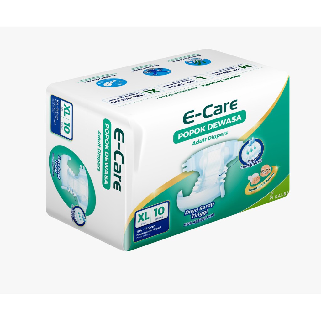 Diapers E-care Adult isi 10 Pcs -  Popok Dewasa