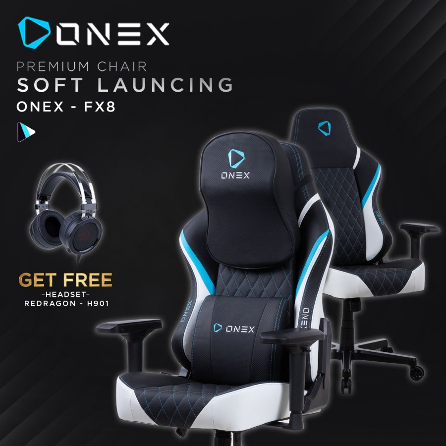 Kursi Kantor Gaming Onex premium quality mesh FX-8 - Gaming chair FX8