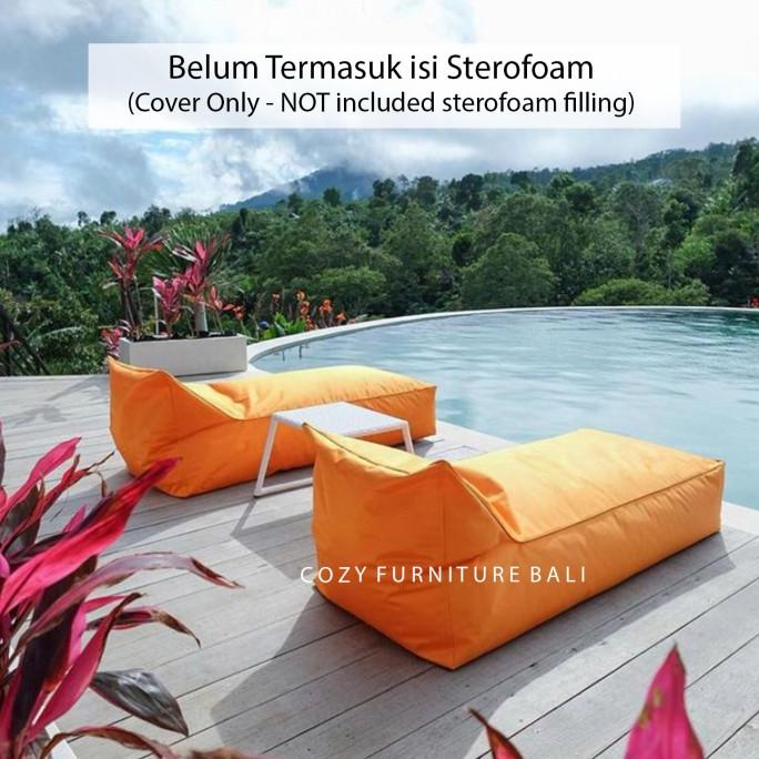 """] BEAN BAG - LONG - LARGE - WATERPROOF ( JUST COVER )