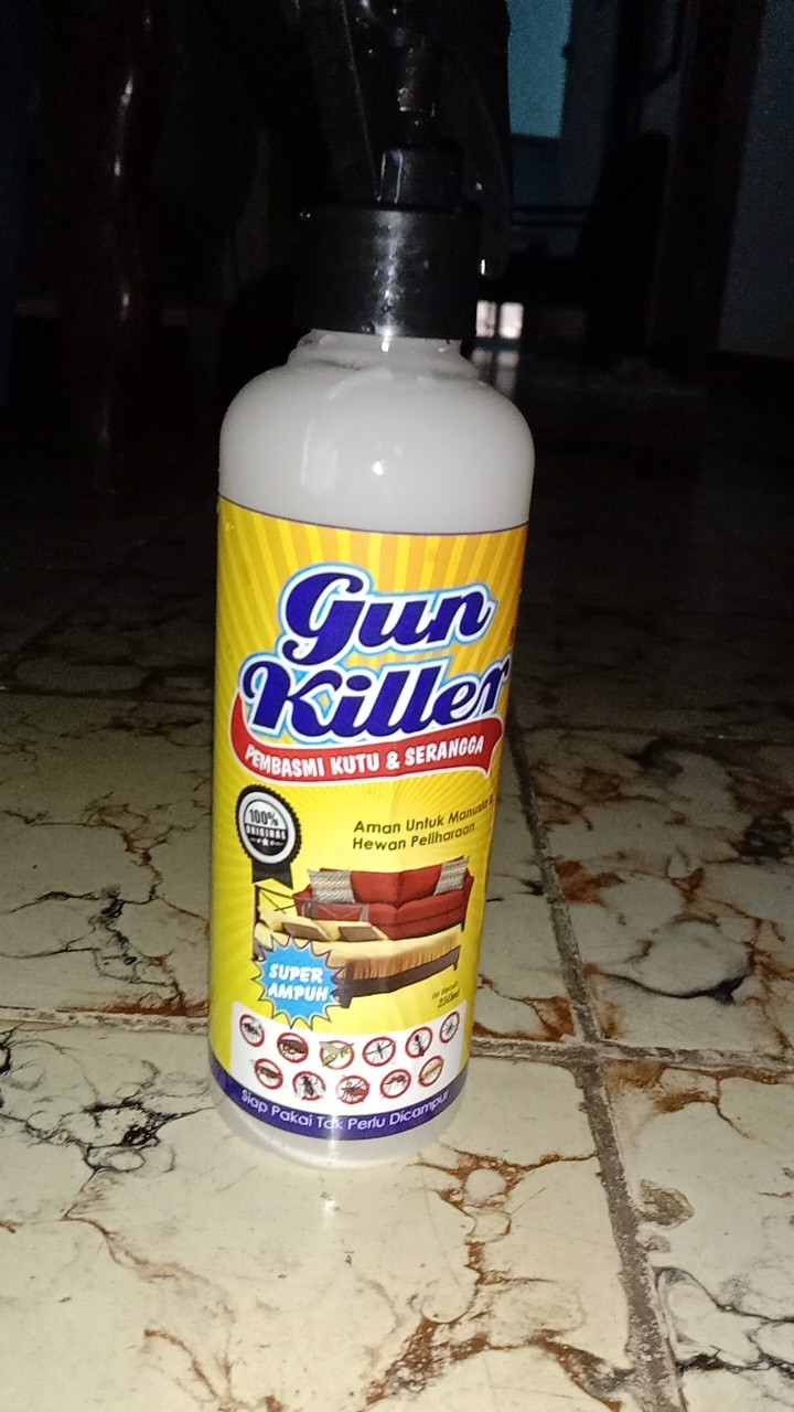 Promo!!! Gun Killer Pembasmi Kutu Busuk Kasur/sofa, Tungau, Tumbila, Kecoa, Semut, Serangga Dll.