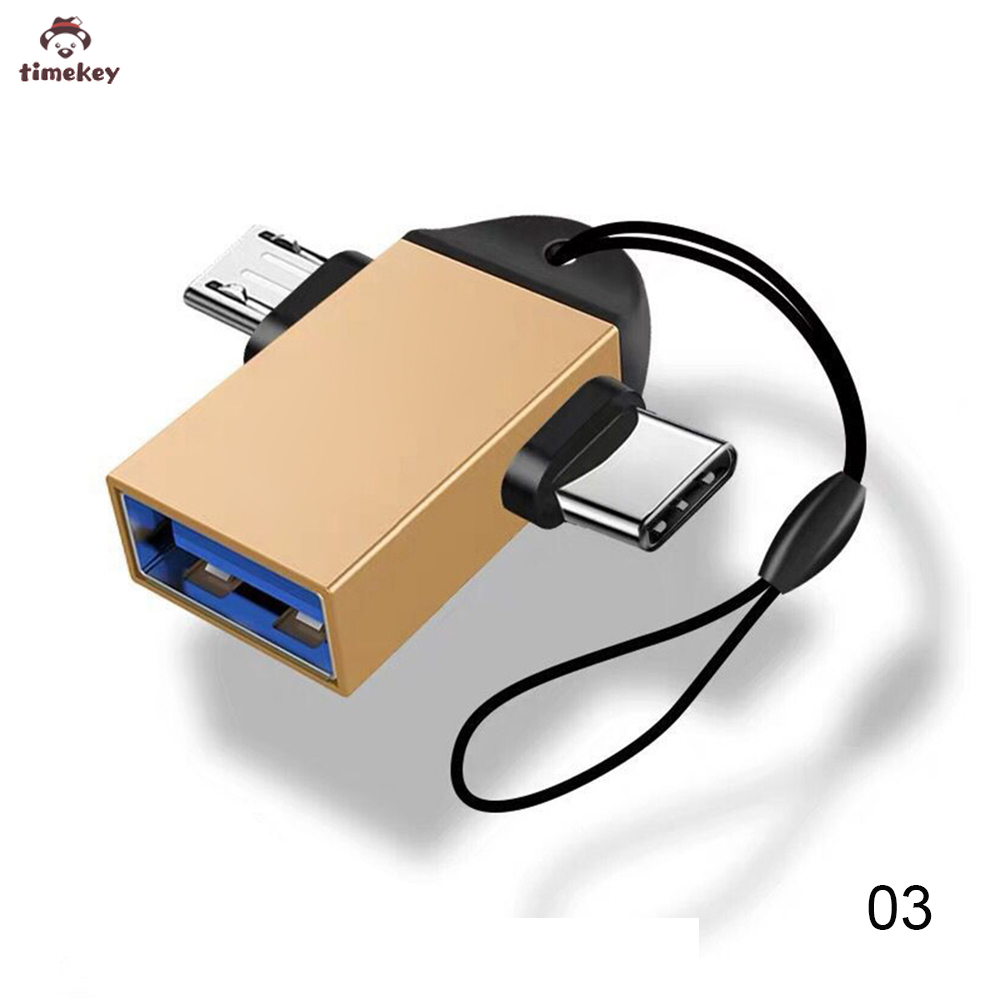 Android Type-C 2-in-1 OTG Adapter Otg Type C Cable For Xiaomi Tablet Hard Disk Drive Flash Disk USB Converters