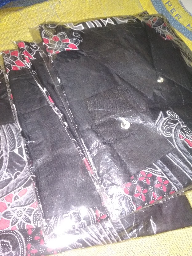 Kemeja Batik Pria Lengan Panjang Size M L Xl Xxl