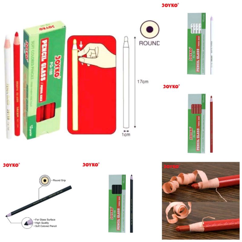 

Pensil kaca pencil glass Joyko PG-100