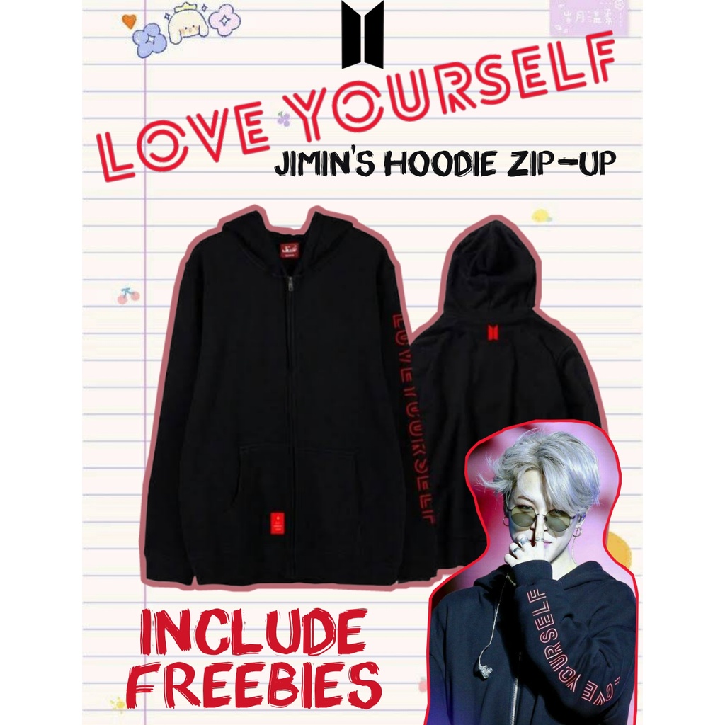 ReadyStock HOODIE BTS LOVE YOURSELF / BTS WORLD TOUR