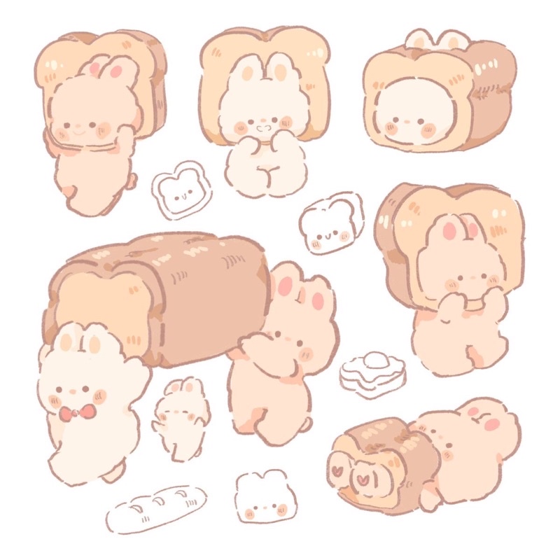 

Sticker Baby Bear Bread