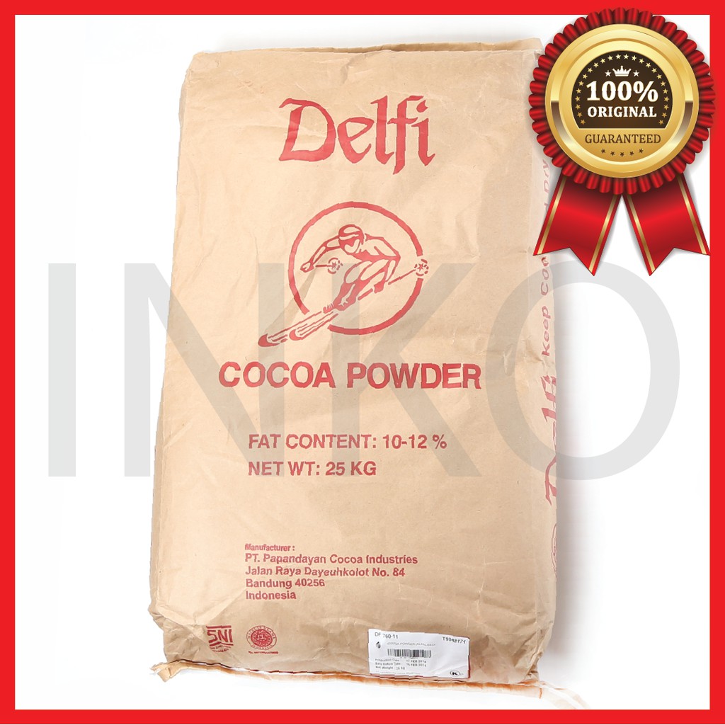 COKLAT BUBUK DELFI DF760 COCOA POWDER 25KG