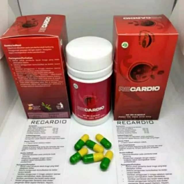 RECARDIO OBAT HIPERTENSI JANTUNG ORIGINAL ASLI BPOM HERBAL