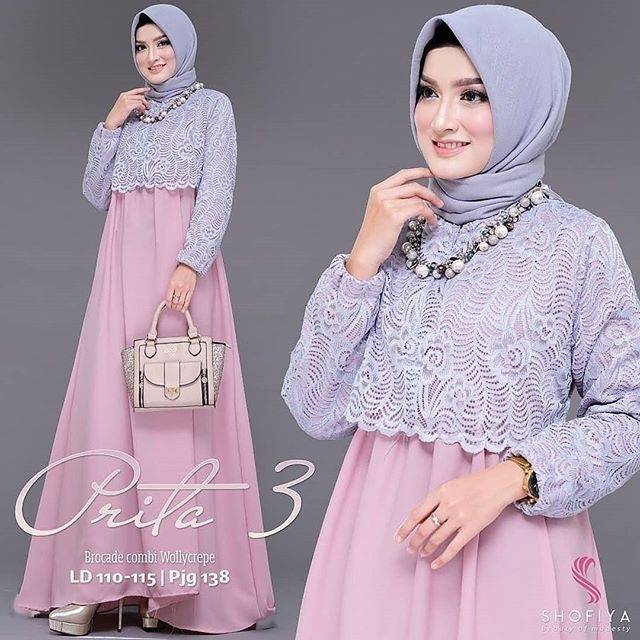 New Prita Maxy Vol 3, DRESS MUSLIM, baju wanita, baju gamis, dress, gamis, Baju gamis,fashion wanita