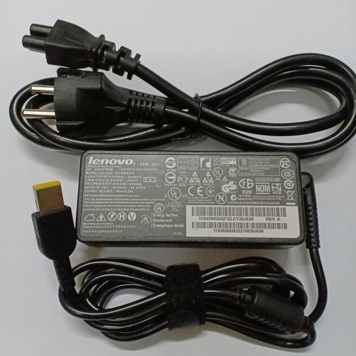 ORIGINAL adaptor charger laptop lenovo 20v 3.25a USB G50-70 59427099 S400 G40-45 Z50-70 Z40-75 S215