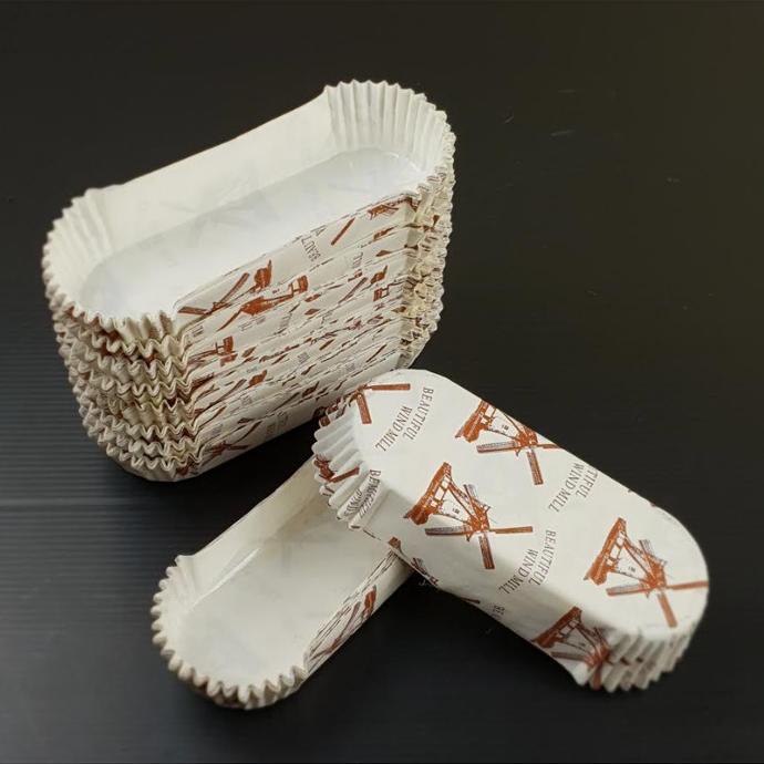 Oval Cup Case WINDMILL Paper Cup Case Roti Oval Murah isi 200pcs