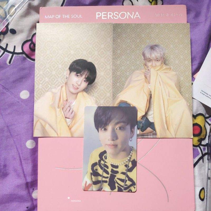 album bts persona 4 fullset pc jungkook set unsealed