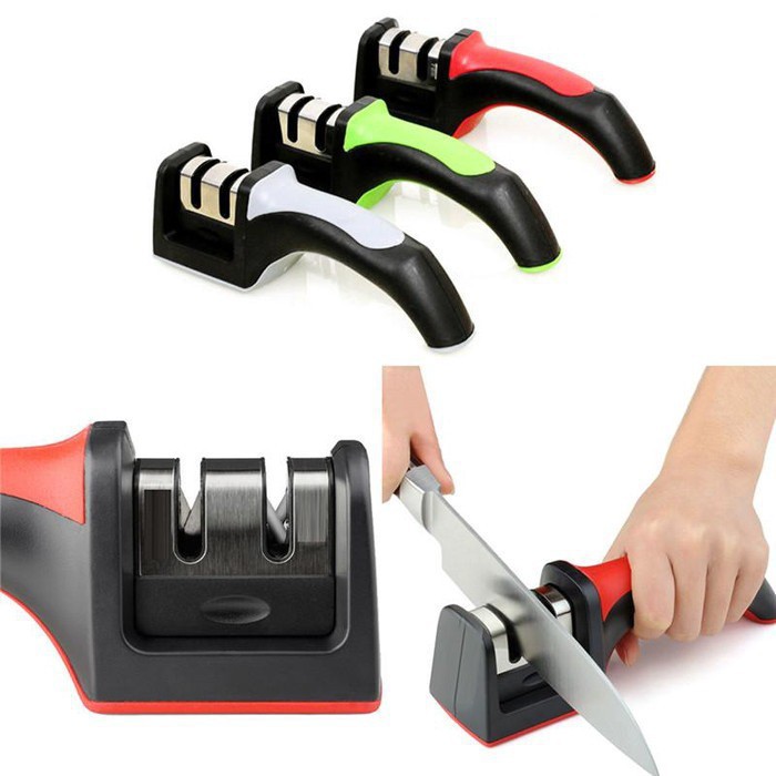 Pengasah Pisau HCK 168 Knife Sharpener 1134-Pengasah Pisau Hitam