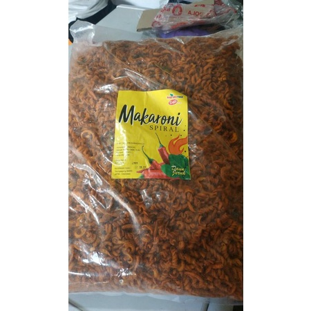 

Makaroni Spiral Pedas daun jeruk