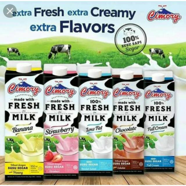 Cimory Fresh Milk 950 ml x 12 pcs