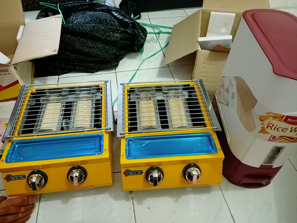 Rice Box Big Rovega/tempat Penyimpananan Beras 10kg/5kg