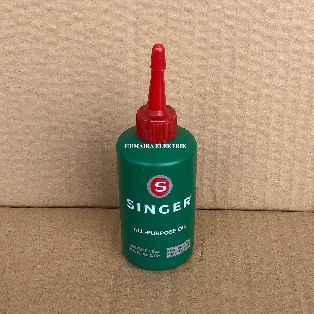 SINGER OIL / MIYAK PELUMAS UNTUK MESIN JAHIT / OLI DINAMO