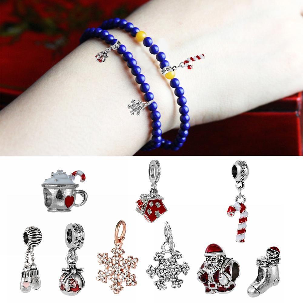 Lily DIY Manik Perhiasan Aksesoris Wanita Hadiah Gelang Kalung Charms