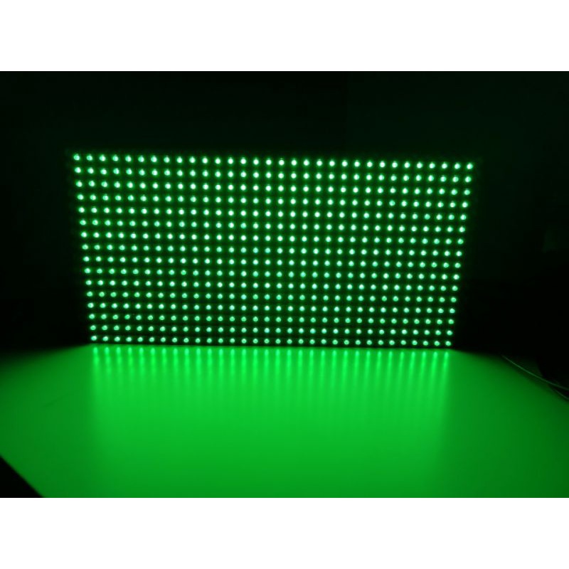 Panel Module Modul LED P10 Running Text DIP Hijau Green Outdoor