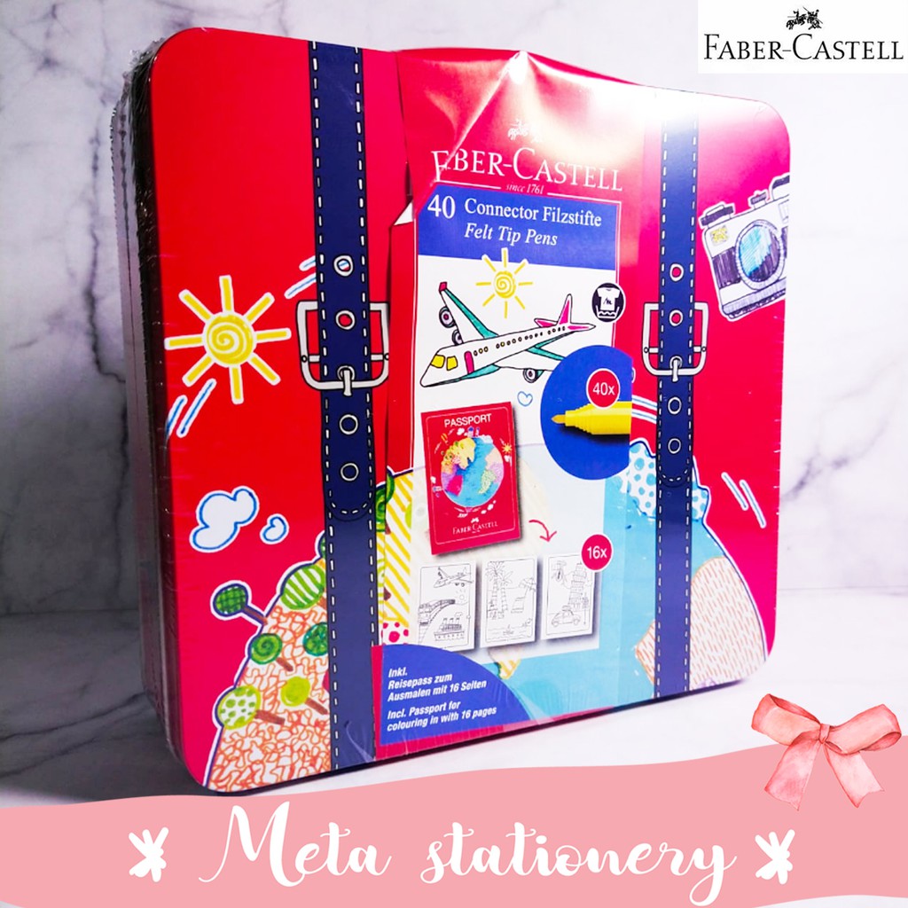 

Connector Pen 40 Traveller Tin Geramany (Free 16 Colouring Pages)