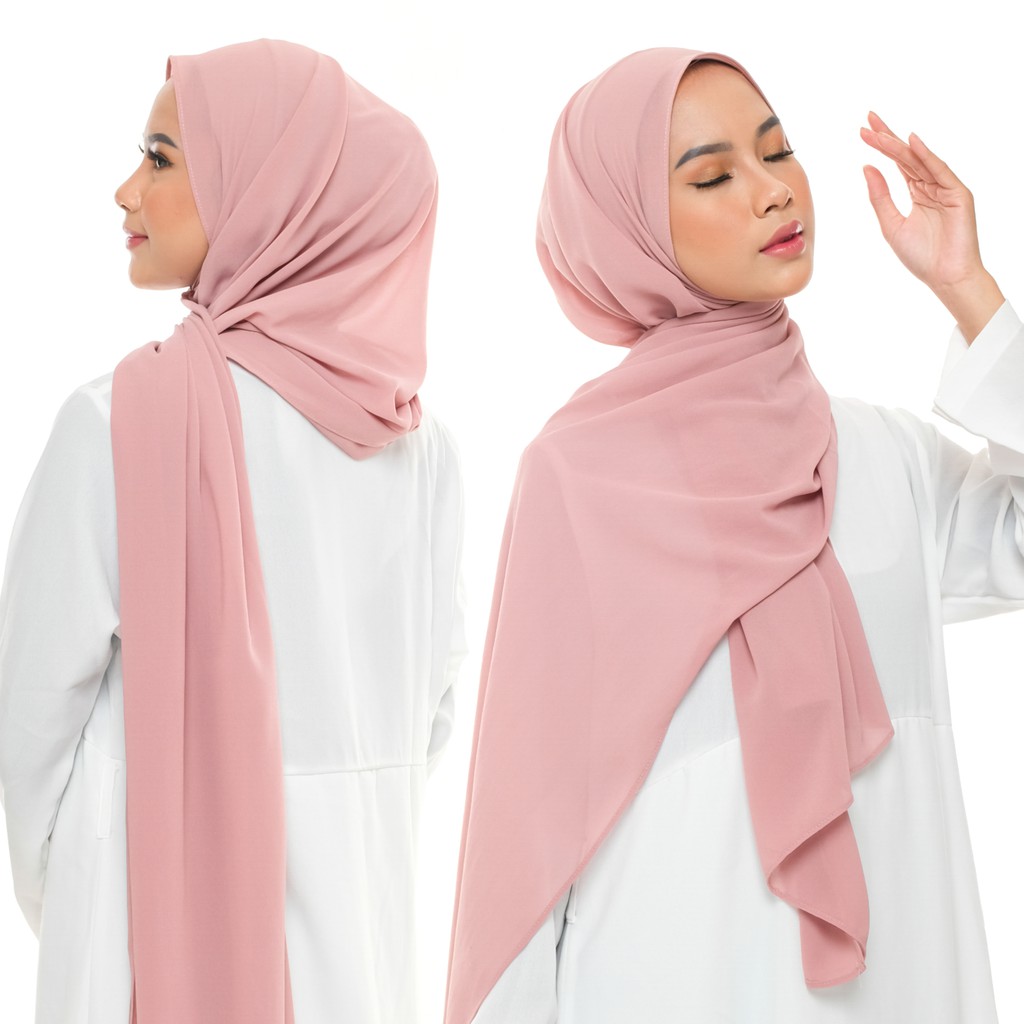 Aline Pashmina Ceruty Baby Doll Warna 1