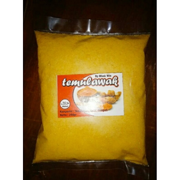 

Temulawak Bubuk 200gram / Ground Java Turmeric / Temulawak Bubuk Siap Seduh