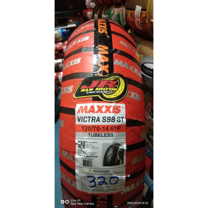 ban maxxis victra 120/70-14