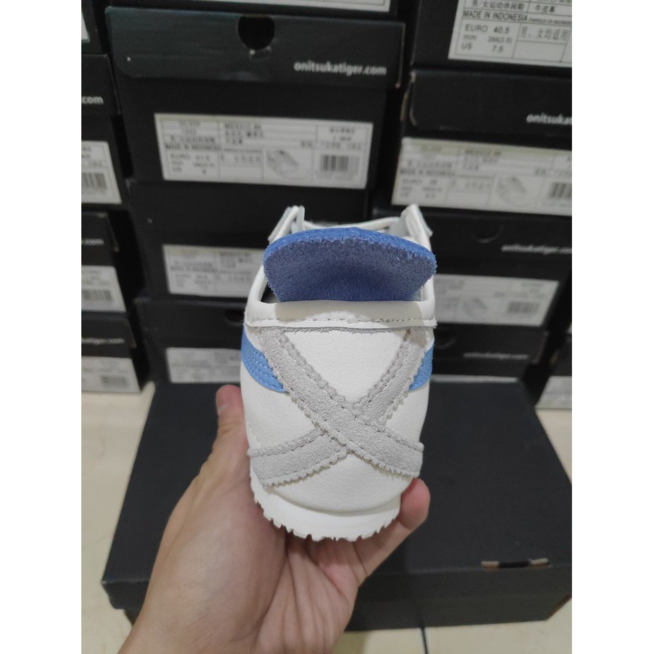 Sepatu Onitsuka Mexico 66 Sky Blue UNC Leather BNIB