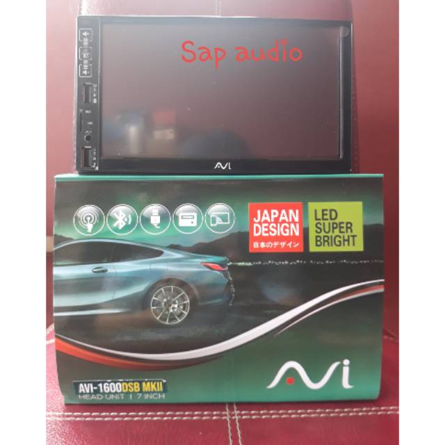 Head unit double din AVI-1600DSB MKII deckless AVI 1600DSB MKII