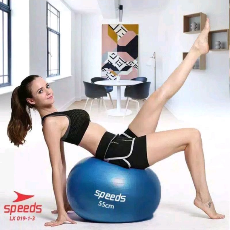 Jual Gymball Fitness 55 Cm Bola Yoga Alat Olahraga Bonus Pompa