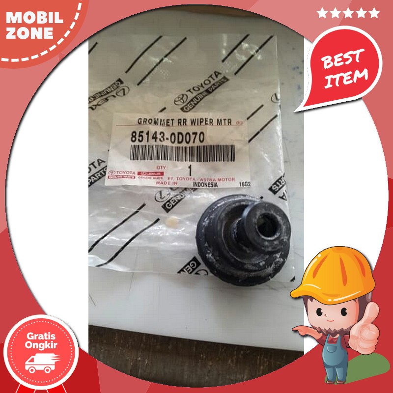 Sparepart Mobil Karet Motor Dinamo Wiper Belakang Toyota Kijang Innova