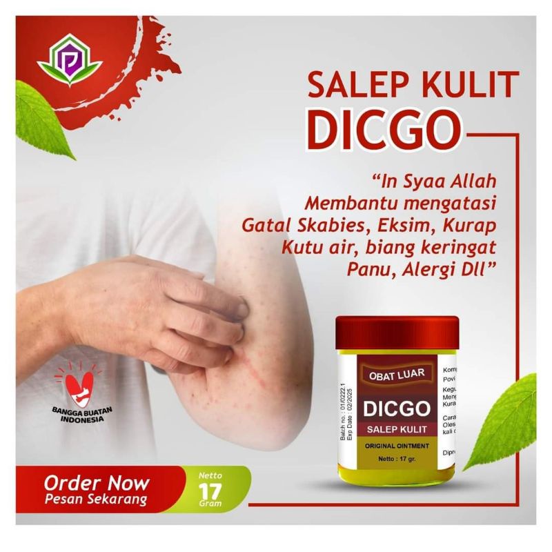 Salep Kulit Eksim Skabies Panu Kadas Kurap Kudis DICGO