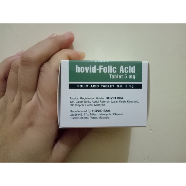 Hovid - Folic acid asam folat 5mg