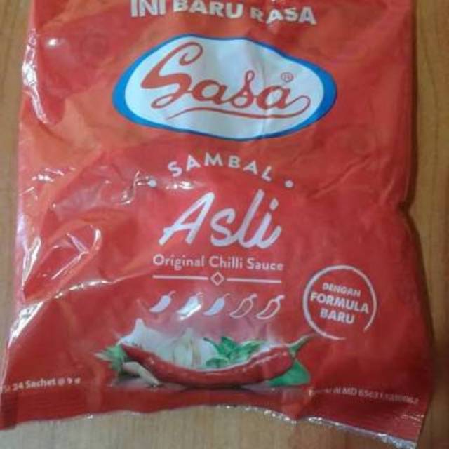 Sambal dan saos sachet sasa