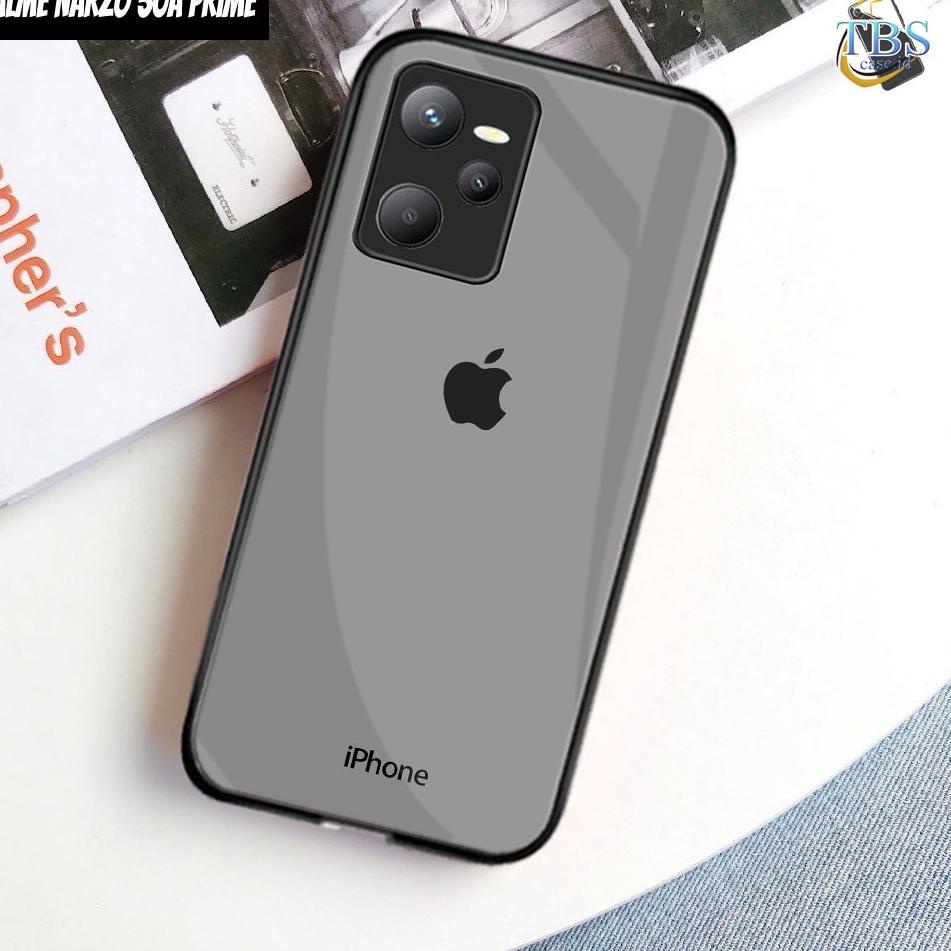 Serba Istimewa Softcase Glass Kaca Realme Narzo 50a Prime Realme Narzo 50i - K01 - Softcase Kilau Pe