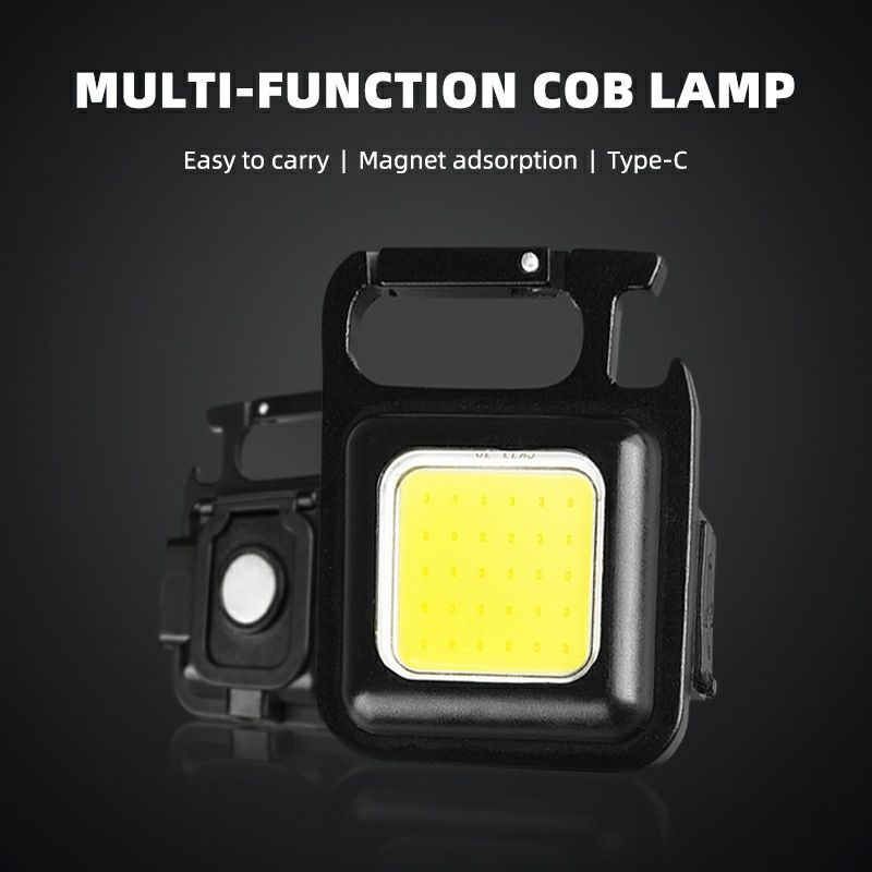 LAMPU LED GANTUNGAN KUNCI MULTIFUNGSI / LAMPU CAMPING CAS USB RECHARGEABLE / LED EMERGENCY OUTDOOR / CAMPING / MEMANCING