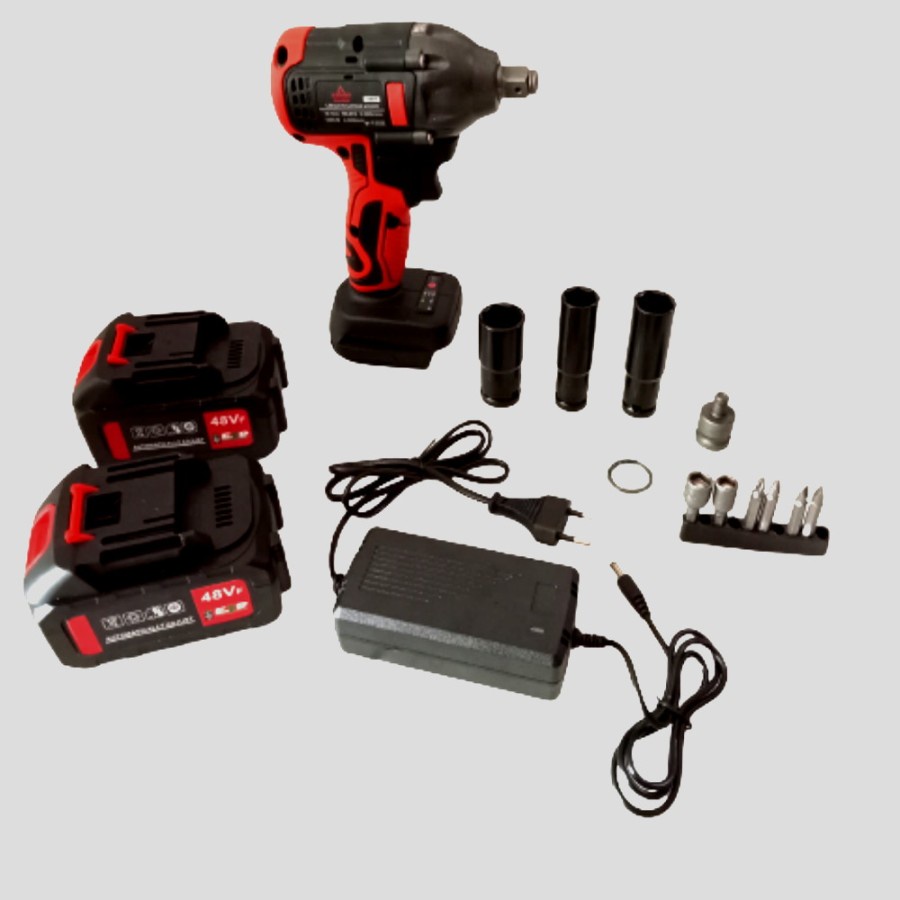 KUALITAS TERJAMIN 88VOLT MESIN CORDLESS IMPACT WRENCH BRUSHLESS YUKIDO 2 BATERAI FULL AKSESORIS DENGAN BOX EXCLUSIVE