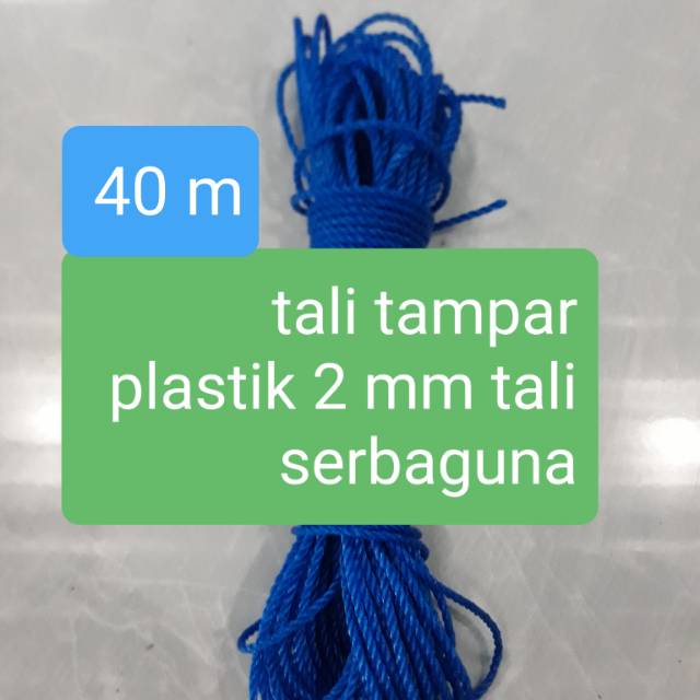 TALI TAMPAR PLASTIK UNTUK  JARING BURUNG JARING IKAN  TALI JEMURAN TALI PENGIKAT BARANG  TANAMAN