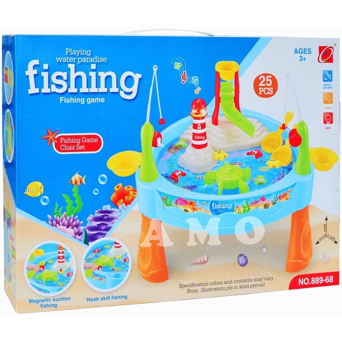 MAINAN ANAK WATER PARADISE FISHING GAME / MAINAN PANCINGAN IKAN KADO HADIAH ANAK-ANAK