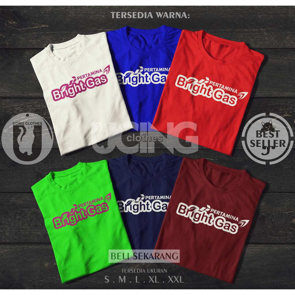 Kaos Baju Pertamina Bright Gas Kaos Perusahaan