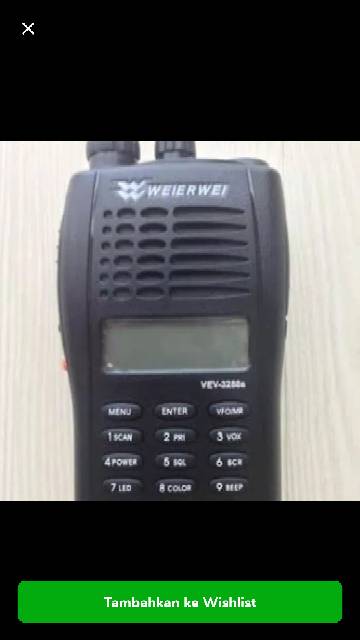 HT WEIRWEI VEV-3288S FREQ UHF 400-470MHZ