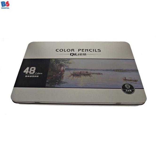 

COLOR PENCILS QILI 48 PCS | PENSIL WARNA QILI ISI 48 ---READY---