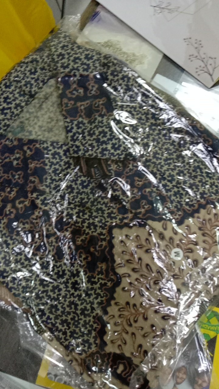 Batik Pria Size M L Xl Xxl Bswart Batik Hrb026 Kenongo Hem Panjang Padi Bw 246