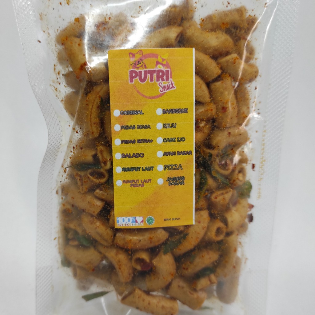 Makaroni Bantet Seblak 100gr Extra Daun Jeruk