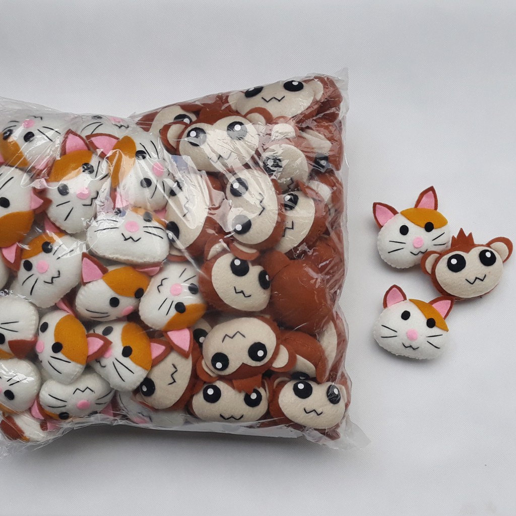 Karakter Boneka Flanel/Gantungan Kunci/Aplikasi Karakter