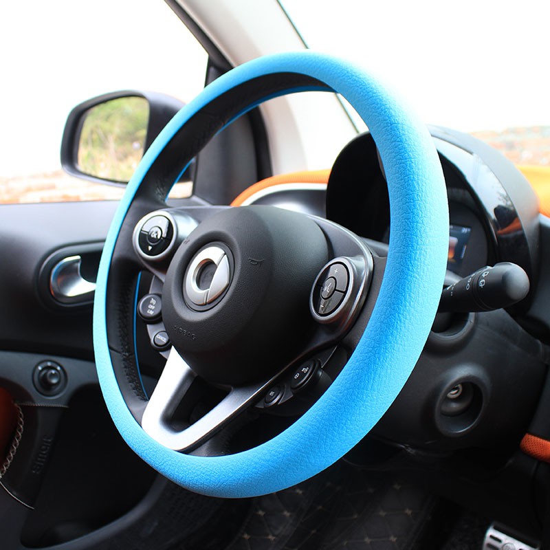 Ultra-thin silicone steering wheel cover for Mercedes Smart Forfour Fortwo 453 451 450