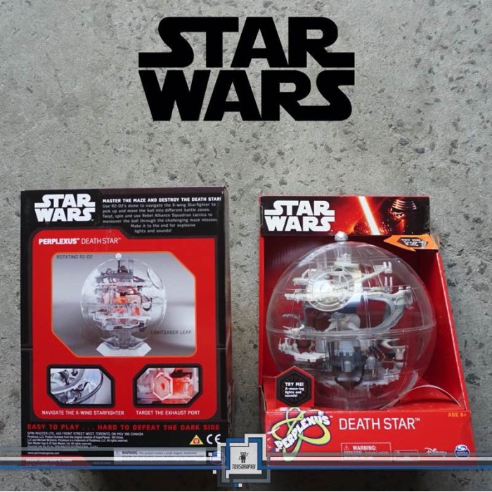 Jual Perplexus Star Wars DEATH STAR Sound Light 3D Labyrinth Spin