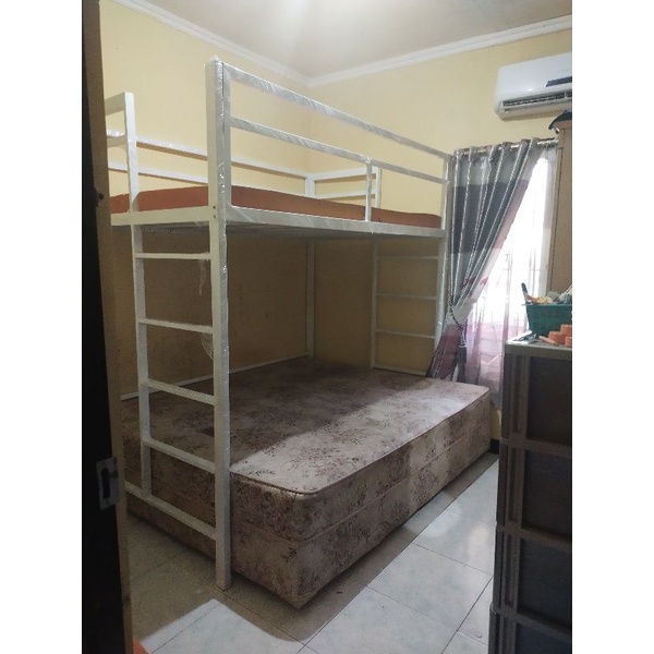 ranjang besi kolong 90x200