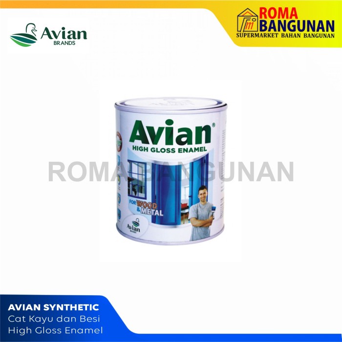 Avian High Glossy Enamel Cat Besi &amp; Kayu 1kg